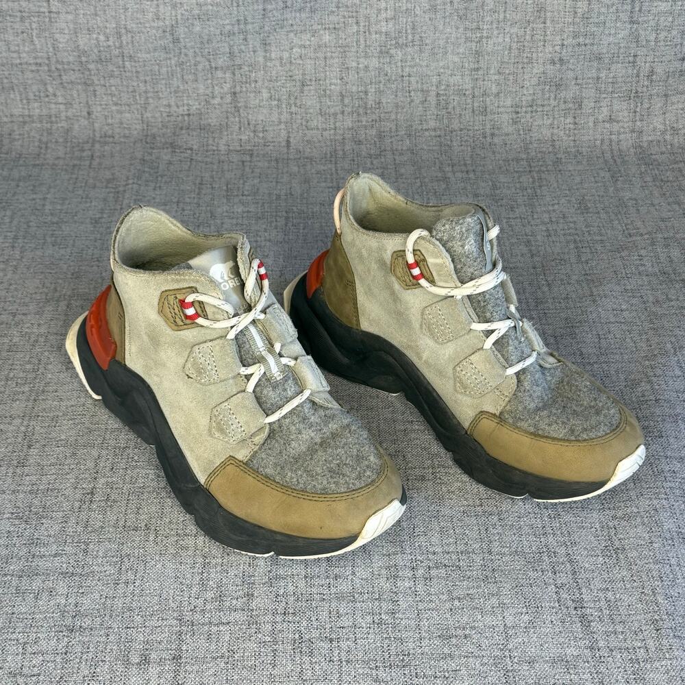 Sorel Women's Kinetic RNEGD Caribou Waterproof Insulated Winter Boots Size 6.5